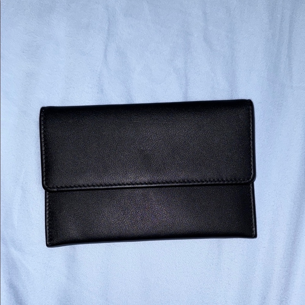 🖤Chanel🖤 NEW Black Leather Card Carrier/Wallet Insert. 100% Auth.